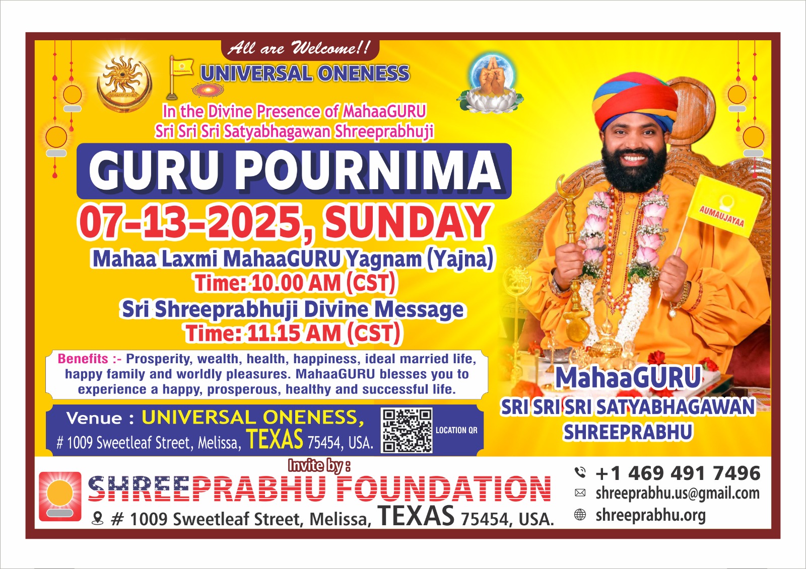 Aumaujayaa Guru Pournima Celebrations 2025